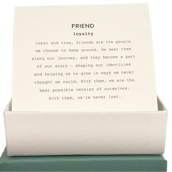 NEW Alex and Ani Because I Love You Bangle Charm Friend Gift - Picture 3 of 3